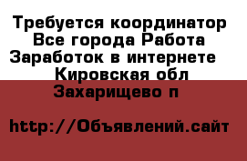 Требуется координатор - Все города Работа » Заработок в интернете   . Кировская обл.,Захарищево п.